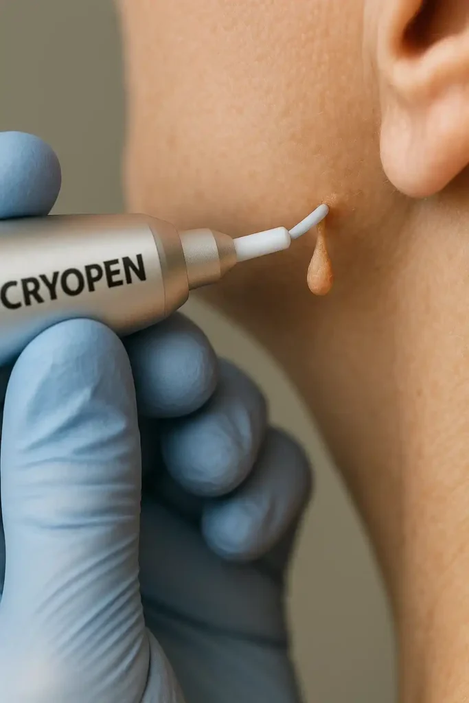 Cryopen for skin tags removal Oakham speak to our team today!