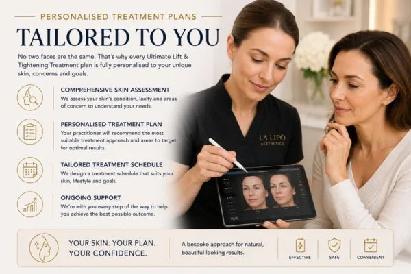 book a consultation about your ultimate lift and tighten treatment Oakham